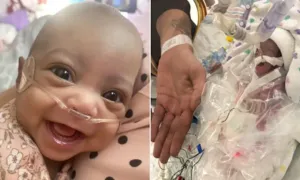 Bé gái nặng bằng lon nước ngọt sống sót sau 153 ngày nuôi lồng kính